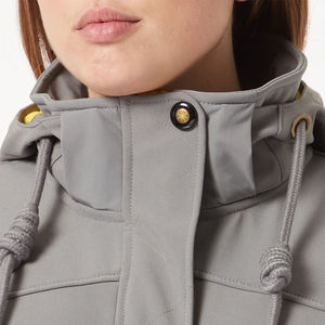Chaqueta Softshell resistente al agua a prueba de viento con capucha, chaquetas Softshell ligeras y transpirables para mujer para adultos - Product Image 6