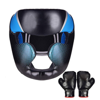 Protège-tête de boxe en cuir personnalisable de haute qualité, design élastique, visière unique pour l'entraînement sportif - Équipement athlétique unisexe