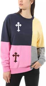 Patch croisé de couleur mélangée Applique brodée thermocollante 10 pièces pour vêtements vestes sacs à dos jeans avec décoration en dentelle - Product Image 3