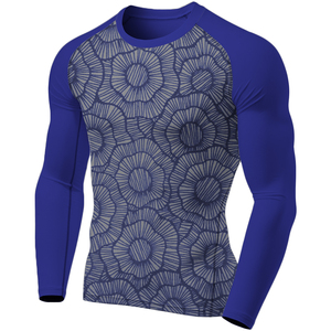 2025 nuevo logotipo personalizado de alta calidad impreso para hombres de manga larga Rash Guard protección solar natación surf compresión Rash Guard - Product Image 3