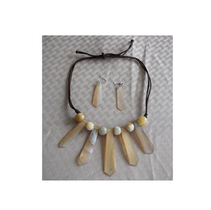 Collier en corne de buffle Produit le plus vendu Corne de buffle personnalisée pour fille Utilisation de mariage Dernier design Collier Meilleur prix - Product Image 5