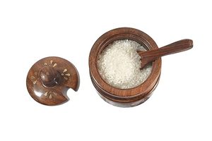 Récipient en bois fait à la main avec couvercle hermétique pour le stockage de la cuisine Récipient en bois écologique pour épices et herbes - Product Image 5