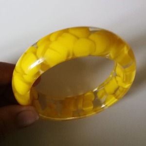 กำไลข้อมือนางฟ้าทำจากเรซินสีสันสดใสเป็นมิตรต่อสิ่งแวดล้อมทำด้วยมือ - Product Image 2