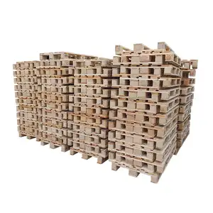 Customized European wooden pallets New durable solid wood pallets for carrying goods available in stock