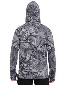 Ropa de pesca Ropa de caza Camisas con capucha Último diseño 2025 100% Poliéster Spandex Impresión por sublimación Ropa de pesca Ropa deportiva - Product Image 6