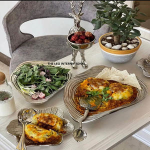 Nickle Plated Aluminum Metal <b>Serving</b> <b>Bowl</b> With Japanese Texture Work Dry Fruit <b>Serving</b> <b>Bowl</b> Pairs of Four - Product Image 1