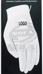Guantes de Golf Premium de Piel de Cabretta para Mano Izquierda, Protección UV, Logotipo Personalizado, Transpirables, Correa de Muñeca Ajustable, Estilo Deportivo, Impermeables - Product Image 3