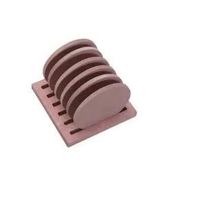 High Quality Round <b>Wooden</b> <b>Coaster</b> for Tabletop Hotels Real Size Kitchenware Utensil Handmade in India - Product Image 2