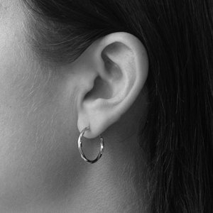 Fashion <b>Silver</b> Plated Small <b>Hoop</b> <b>Earrings</b> Geometric Irregular <b>Women</b> Elegant Luxury Mini <b>Hoop</b> Everyday <b>Earrings</b> Jewelry - Product Image 3