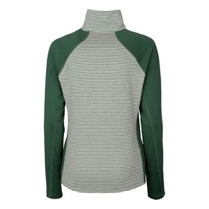 OEM Customized Half <b>Zip</b> <b>Sweatshirt</b> Striped Print Raglan <b>Full</b> Sleeve Mock Neck Embroidered Breathable Thick Fleece Hoodies Winter - Product Image 2