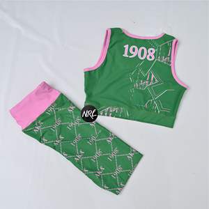 Vente en gros Débardeur d'entraînement personnalisé Nouveau design Maillot de sport Robe de sport sublimée avec fourrure de mouton - Product Image 2