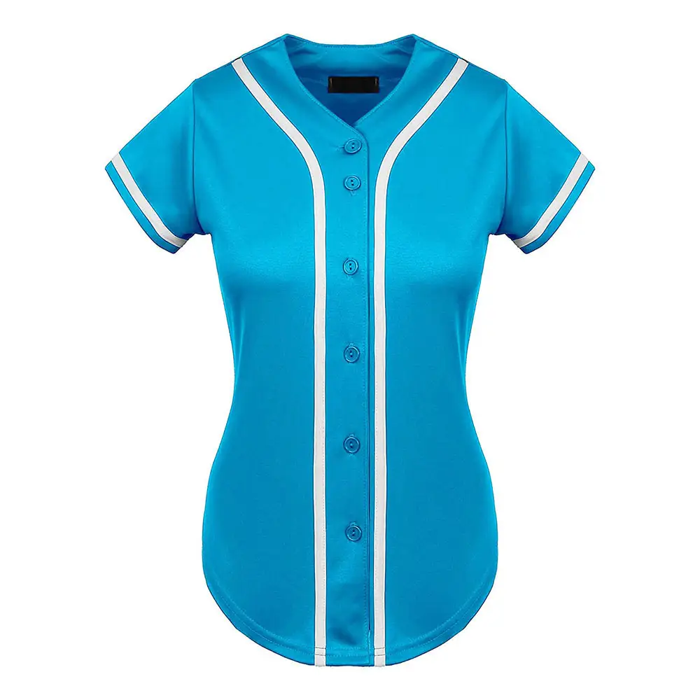 Groothandel Sportcompetitie Honkbalshirt Voor Dames Op Maat Gemaakte Teamkleding Dames Baseball Tops Jersey