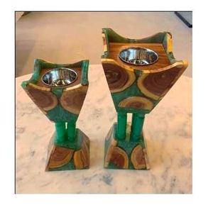 Quemador de incienso Bakhoor de resina y madera Natural de primera calidad para fragancia de hogar de lujo, diseños personalizados, soporte Bakhoor - Product Image 3