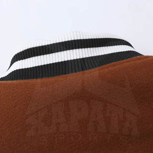 Chaqueta Letterman de Diseño Moderno, Fabricada Profesionalmente, Recién Llegada, Ligera, de Lana/Cuero, Transpirable, con Cuello Alto, para Hombre - Product Image 3