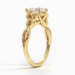 Trending Certified 1ct Heart Shape Lab Grown Diamond 14K Oro sólido Anillos de joyería de compromiso para mujeres Regalo al mejor precio - Product Image 2