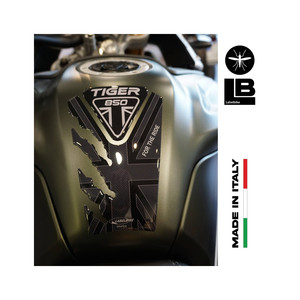 Adesivi Protettivi 3D Personalizzati per Serbatoio Moto Triumph Tiger 850 Sport 2021-2022, Compatibili con il Modello 2022 - Product Image 2