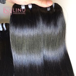 Extensiones de Cabello Humano Virgen Vietnamita Listas para Enviar, Cutícula Alineada, Liso Natural, Doble Trama - Product Image 6