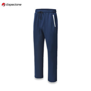 Ensemble de survêtements d'hiver en polaire solide pour hommes, survêtement de sport décontracté à manches longues et fermeture éclair complète, tenues 2 pièces - Product Image 3