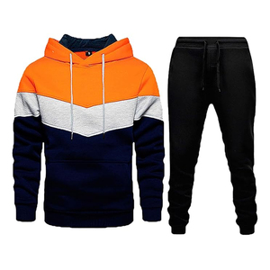 2024 hommes Sports d'hiver Plus polaire imprimé fermeture éclair à capuche à capuche pantalon costume pour hommes vêtements de sport en gros vêtements de sport survêtements ensembles - Product Image 5