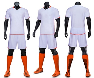 OEM Customizable Breathable Soccer Uniform Set Unisex Football Wear with <b>Name</b> Team Customized Color Design Wholesale for Adults - Product Image 1