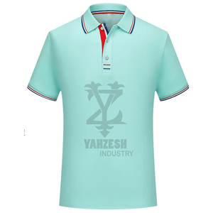 2023 hommes coton fibre de bambou pour Polo confortable respirant motif solide tricoté T-Shirt 220 grammes T-Shirt intérieur - Product Image 4