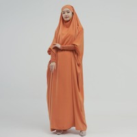Robe Abaya de Prière Musulmane pour Adultes, Élégante, Respirante, Légère, en Polyester, pour Femmes, Été, Automne, Printemps, Extensible dans les Quatre Sens