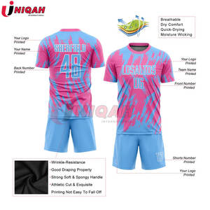 Men's Premium Polyester Soccer Jersey New Custom Sports Wear for Teams with Digital <b>Name</b> Printing Kids' Football Shirt - Product Image 5
