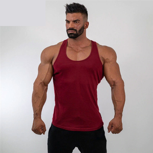 Camiseta sin Mangas Ajustada Personalizada al por Mayor para Hombre, Ropa de Gimnasio para Fitness y Musculación, Camiseta Deportiva de Manga Corta de Spandex/Algodón Transpirable - Product Image 5