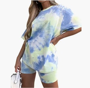 Camiseta ajustable con tinte de corbata para mujer al precio más vendido con tamaño personalizado en Nuevo diseño Camiseta con tinte de corbata para mujer Lo mejor para uso informal - Product Image 5