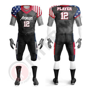 Uniforme de fútbol americano de alta calidad 100% poliéster fabricado por FIT FRONT disponible en todos los tamaños, incluyendo Tallas grandes - Product Image 6