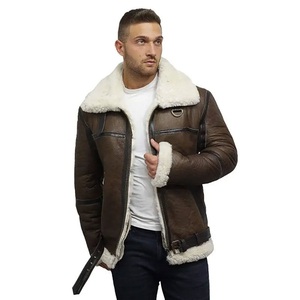 Nouvel arrivage de veste en cuir PU tendance pour hommes veste en cuir personnalisée pour hommes veste en cuir de fourrure de haute qualité 2025 - Product Image 1