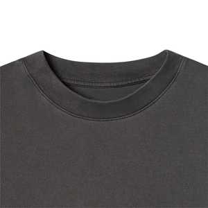 100% camisetas lisas de algodón a granel Unisex calidad suelta hombro caído en blanco hombres camiseta de gran tamaño hombres camiseta gris 2025 - Product Image 2