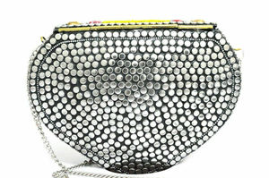 Meenakari กระเป๋าคล้องมือหินโบราณกระเป๋าคลัทช์โลหะไม้พร้อมรูปแบบการตกแต่งของขวัญที่ทันสมัย - Product Image 2