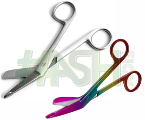 Ciseaux à pansements pour infirmières vétérinaires Lister 5,5 pouces en acier inoxydable robuste, instrument chirurgical, logo personnalisé, soins des animaux - Product Image 4