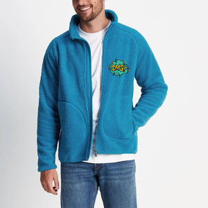 <b>Men</b> <b>Sherpa</b> <b>Fleece</b> Jacket With All Size Available OEM Manufacturer Lightweight and Comfortable <b>Sherpa</b> Jacket for <b>Men</b> - Product Image 3
