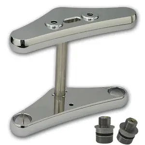 41mm Wide Glide Billet Aluminum Triple Or Raked Tree Set W/ Or W/o LED Signals Fits Softail And Wide Glide For Harley