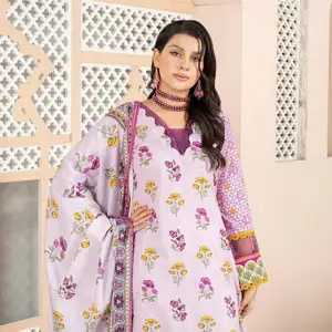 I più recenti abiti da inverno di design Pakistani di qualità Premium Khadar shalwar kameez 100% abiti in cotone traspirante