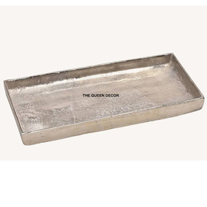 Plateau décoratif et d'exposition en métal artisanal pour la décoration intérieure, plateau en métal artisanal décoratif, art fonctionnel - Product Image 6