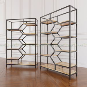 Bee-<b>Shelf</b> 100x30x160cm Decorative Display <b>Shelf</b> Made of Rubber Wood KTB68049 - Product Image 5