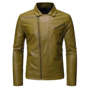 Chaqueta de Cuero Premium Personalizada para Hombre, Estilo Urbano y Moderno con Cremallera - Product Image 5