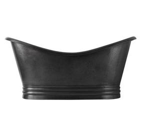 Baignoire autoportante double en cuivre de luxe pour hôtel et maison, finition nickelée, très vendue pour la salle de bain, disponible - Product Image 4