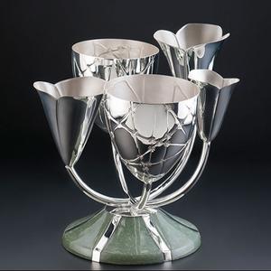 Cuenco elegante con soporte para cocina, vajilla de vidrio y Metal de Color dorado para casa, Hotel, restaurante, frutos secos, tazón de mesa - Product Image 6