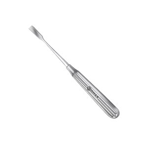 Instruments chirurgicaux de qualité hospitalière : Raspateur périostal Doyen courbé droit et gauche 18 cm et 20,5 cm, Élévateur Coastal, Instruments orthopédiques - Product Image 4