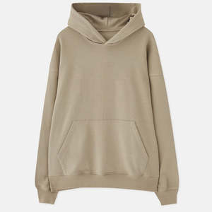 Sudaderas con capucha de gran tamaño de alta calidad para hombre, logotipo impreso personalizado, jersey de calle con patrón sólido de algodón pesado lavado Vintage - Product Image 5