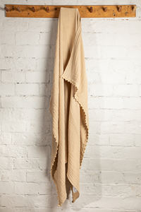 Eco-Friendly Classic Plain Cotton Gauze Multi-Layer Throw Blanket 100% Cotton Wholesale Cross-Border Manufacturers <b>for</b> Sofa Air - Product Image 4