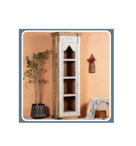 Chất Lượng Cao Cấp Truyền Thống Thiết Kế Hiện Đại 100% Tinh Khiết Xoài Bằng Gỗ Khắc Kệ Sách Vòm Cửa Sổ Cuốn Sách Cổ Hiển Thị Cho Các Trường Học - Product Image 2