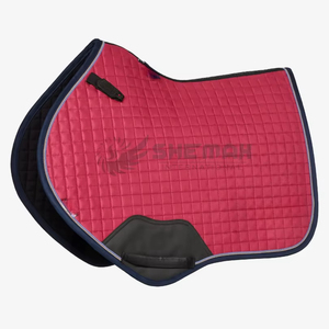 Tapis de selle de cheval anglais durable fourniture en gros tissu de polyester de coton respirant doublure douce léger absorbant les chocs - Product Image 1