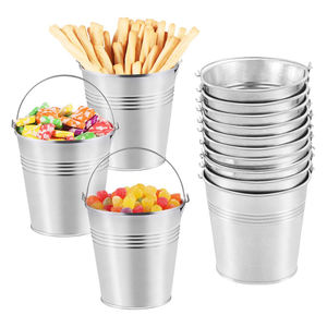 Top Seller Galvanized Metal Bucket Outdoor with Handle Bucket Latest Garden Decoration <b>Mini</b> Size Bucket Forest Decorative Herbs - Product Image 6