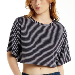 Top corto Sexy para mujer, Camiseta corta deportiva con Apertura frontal de Color sólido para gimnasio, ropa de calle informal para mujer - Product Image 1