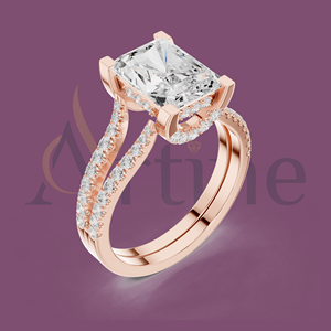 Bague motif floral vintage en argent pur 10 carats - Product Image 1